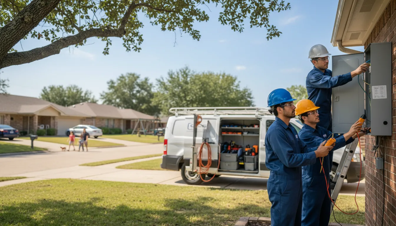 Certified electrician providing emergency electrical services in Oxford, OH